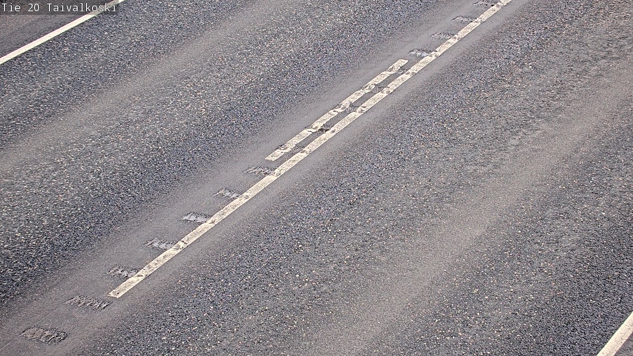 Weather Camera Image Väg 20 Taivalkoski, Taivalkoski, Pohjois-Pohjanmaa