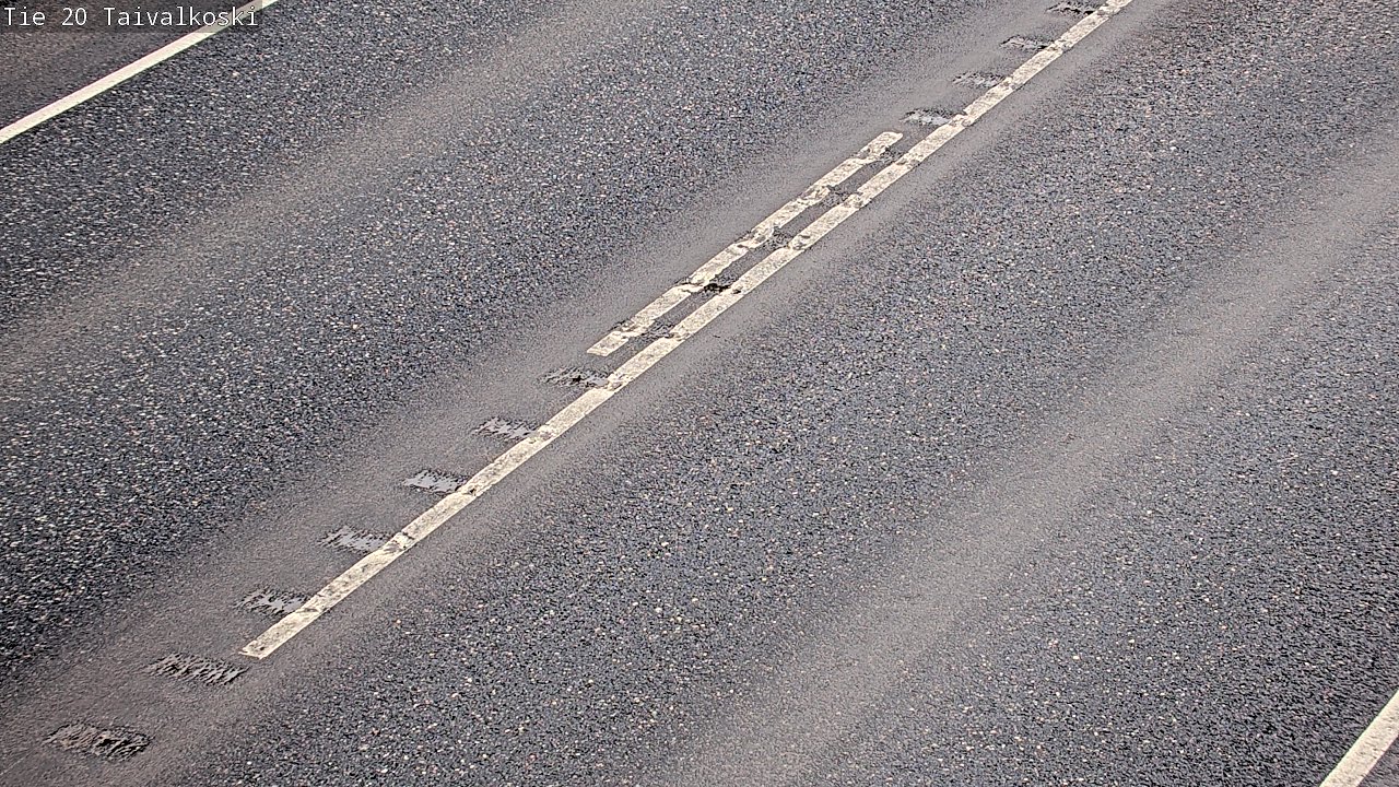 Weather Camera Image Väg 20 Taivalkoski, Taivalkoski, Pohjois-Pohjanmaa