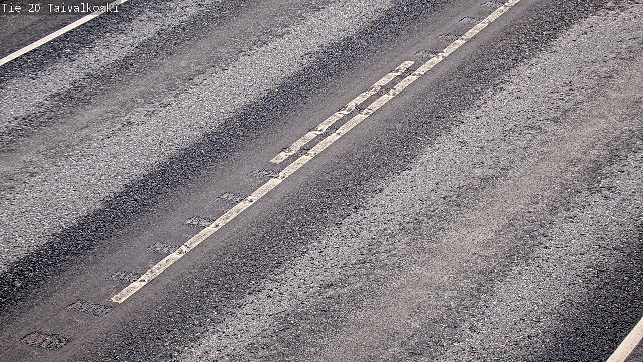 Weather Camera Image Väg 20 Taivalkoski, Taivalkoski, Pohjois-Pohjanmaa