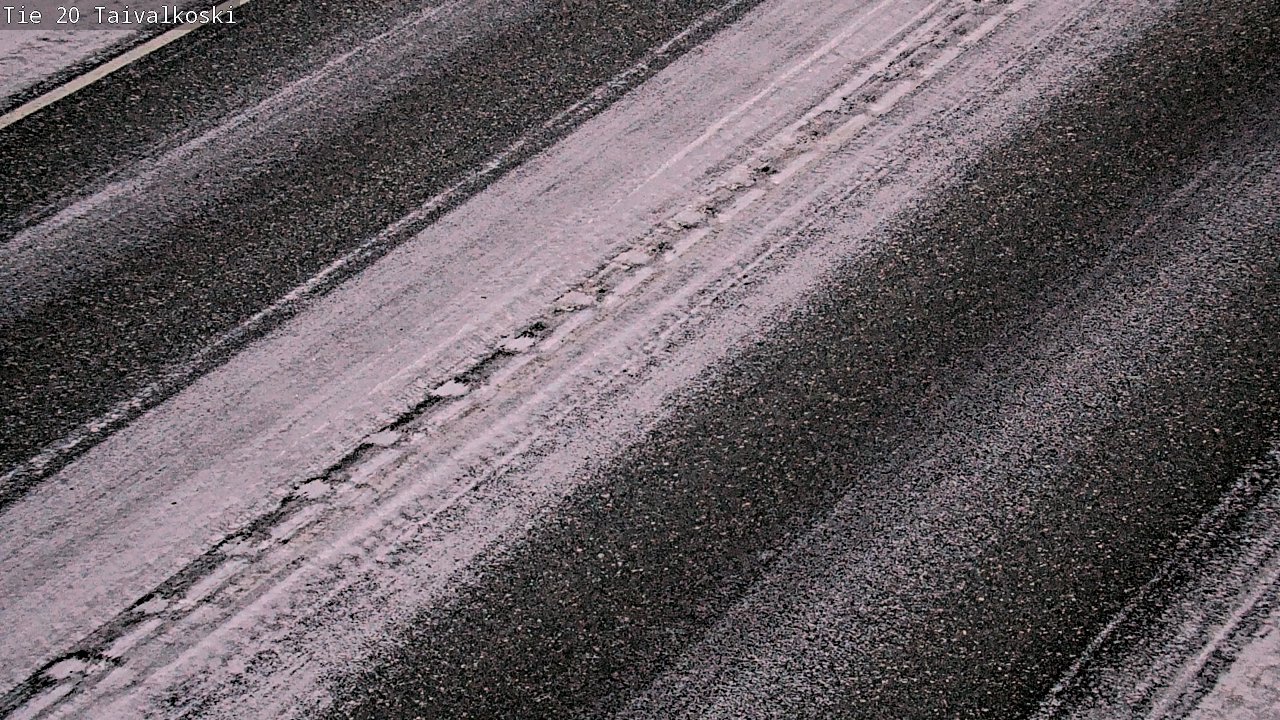 Weather Camera Image Väg 20 Taivalkoski, Taivalkoski, Pohjois-Pohjanmaa
