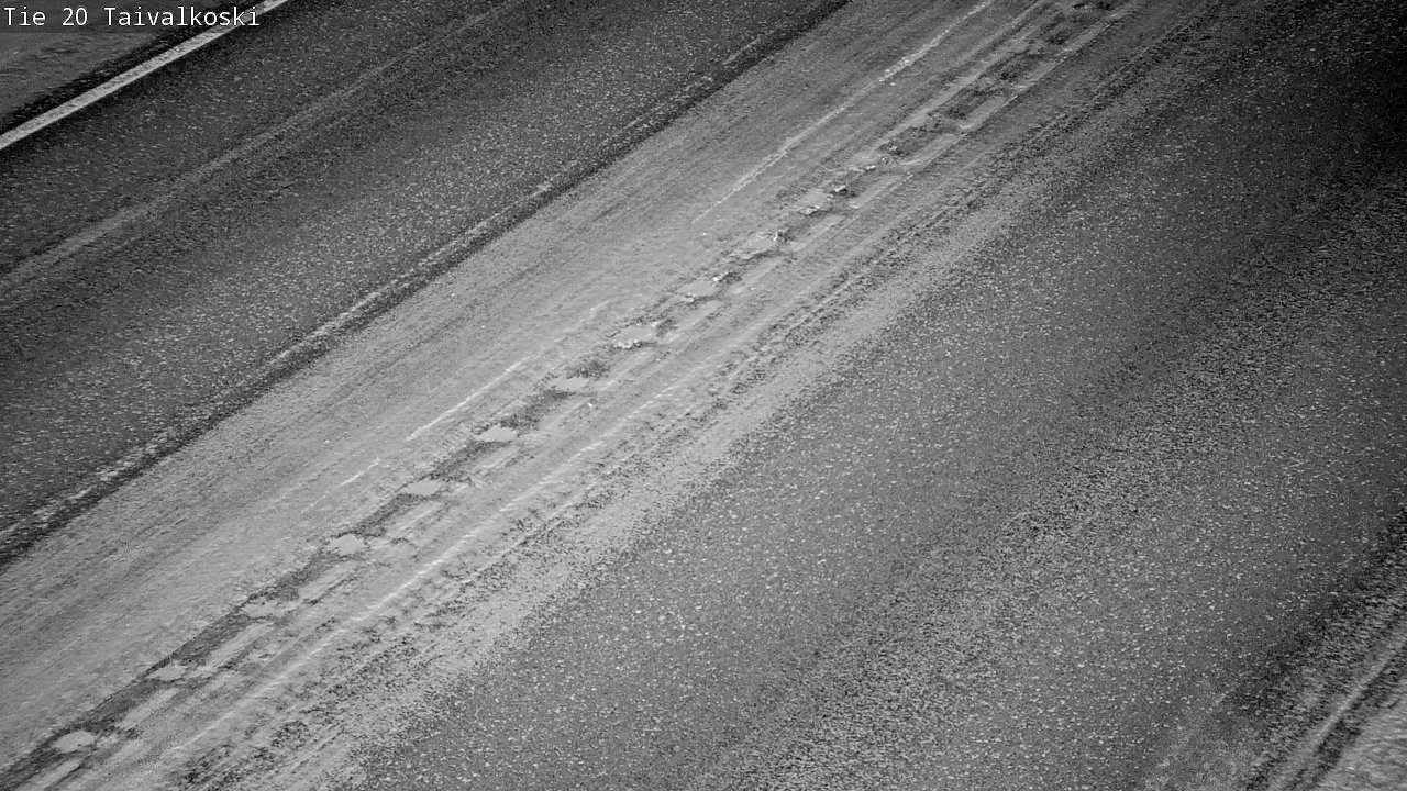 Weather Camera Image Väg 20 Taivalkoski, Taivalkoski, Pohjois-Pohjanmaa