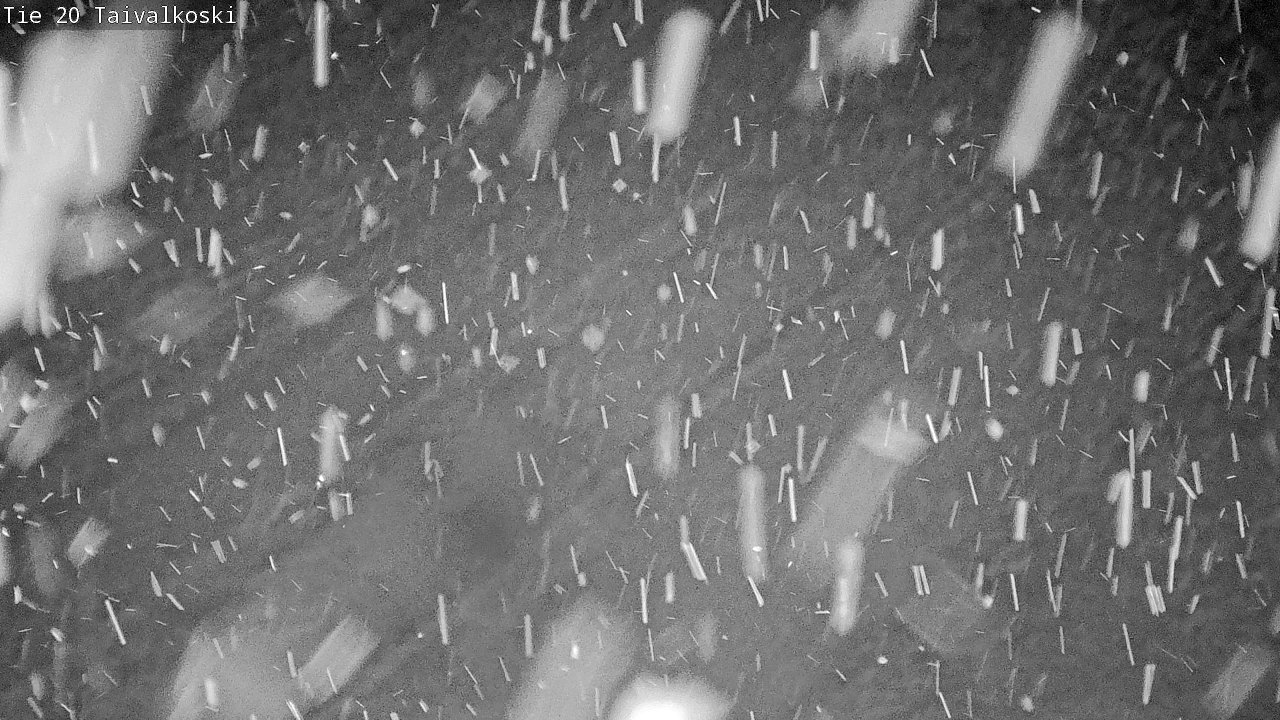 Weather Camera Image Väg 20 Taivalkoski, Taivalkoski, Pohjois-Pohjanmaa