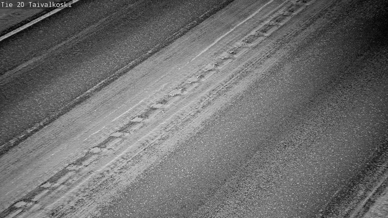 Weather Camera Image Väg 20 Taivalkoski, Taivalkoski, Pohjois-Pohjanmaa