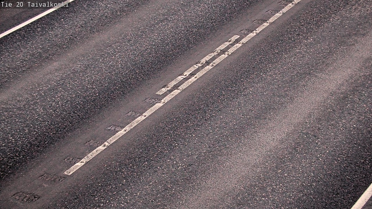Weather Camera Image Väg 20 Taivalkoski, Taivalkoski, Pohjois-Pohjanmaa
