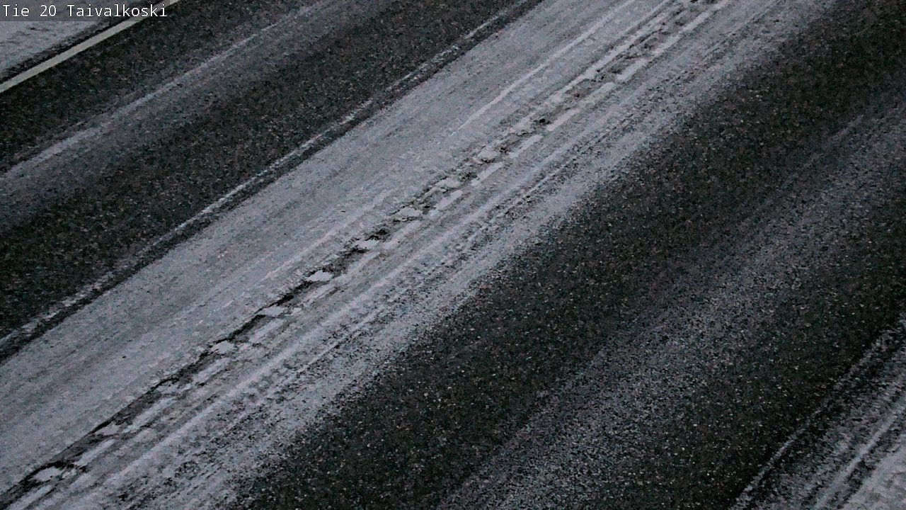Weather Camera Image Väg 20 Taivalkoski, Taivalkoski, Pohjois-Pohjanmaa