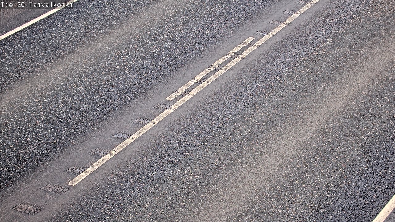 Weather Camera Image Väg 20 Taivalkoski, Taivalkoski, Pohjois-Pohjanmaa
