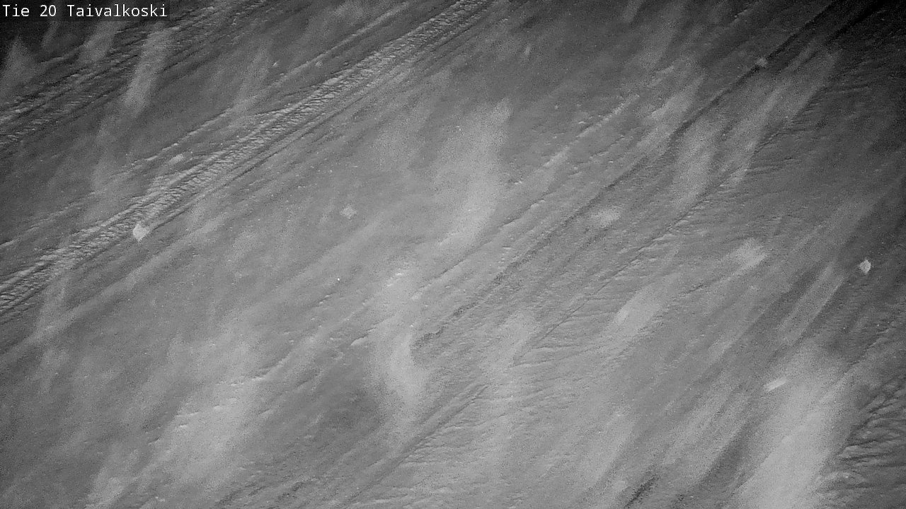 Weather Camera Image Väg 20 Taivalkoski, Taivalkoski, Pohjois-Pohjanmaa