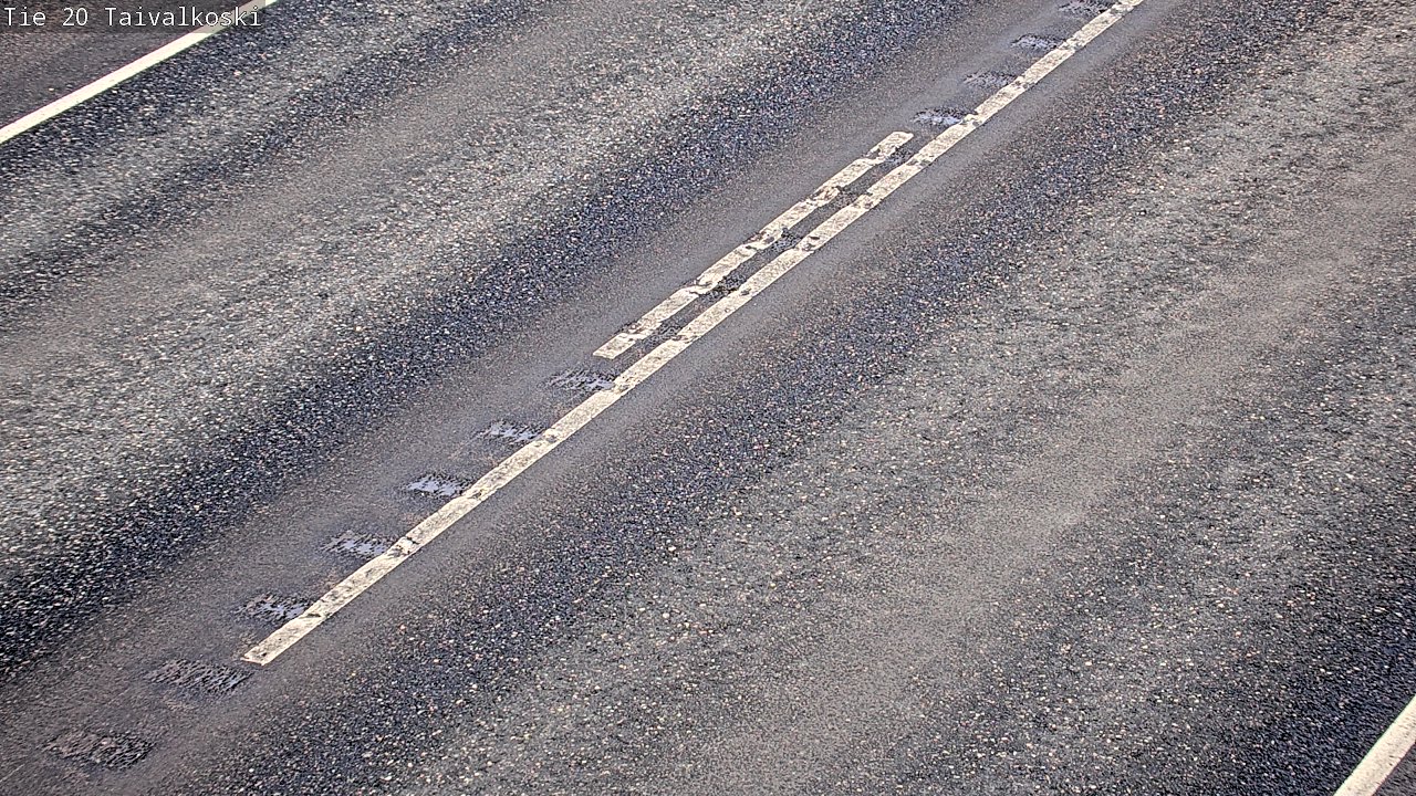 Weather Camera Image Väg 20 Taivalkoski, Taivalkoski, Pohjois-Pohjanmaa