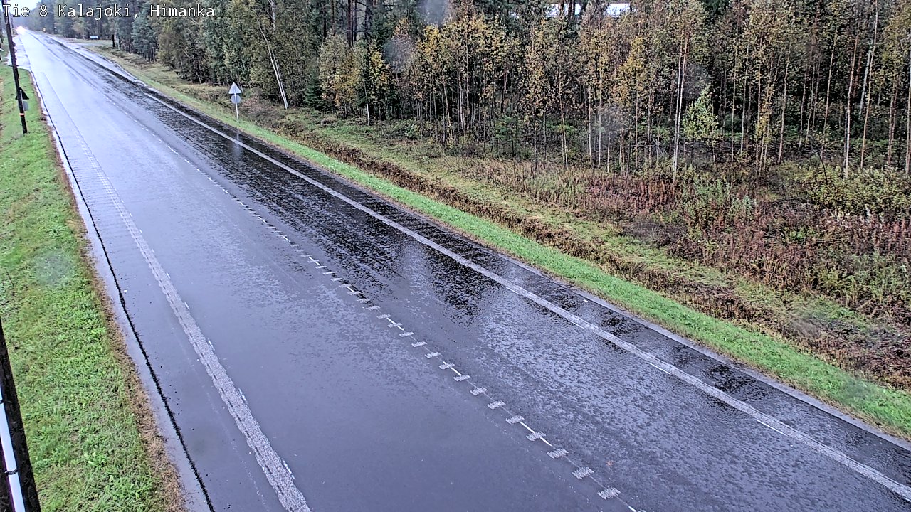 Weather Camera Image Road 8 Kalajoki, Himanka, Kalajoki, Pohjois-Pohjanmaa
