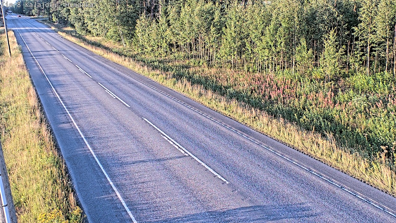 Weather Camera Image Road 8 Kalajoki, Himanka, Kalajoki, Pohjois-Pohjanmaa