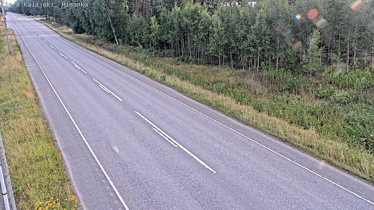 Weather Camera Image Road 8 Kalajoki, Himanka, Kalajoki, Pohjois-Pohjanmaa