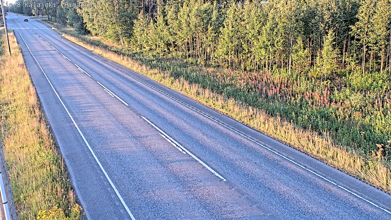 Weather Camera Image Road 8 Kalajoki, Himanka, Kalajoki, Pohjois-Pohjanmaa