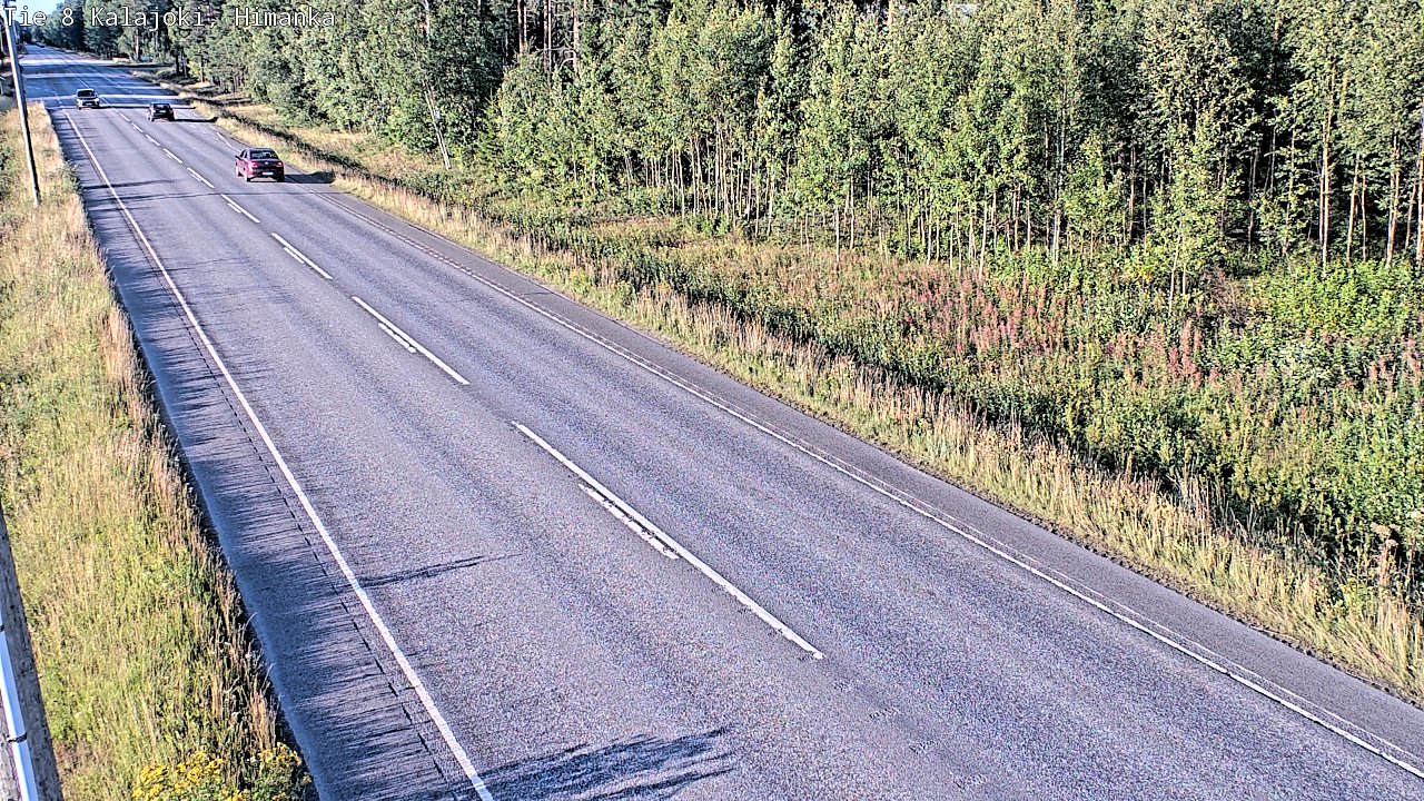 Weather Camera Image Road 8 Kalajoki, Himanka, Kalajoki, Pohjois-Pohjanmaa