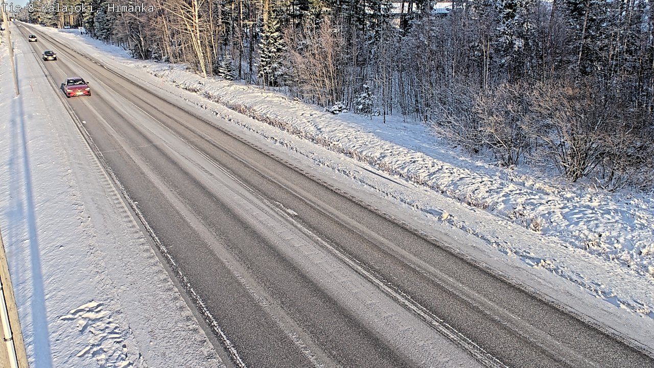Weather Camera Image Road 8 Kalajoki, Himanka, Kalajoki, Pohjois-Pohjanmaa