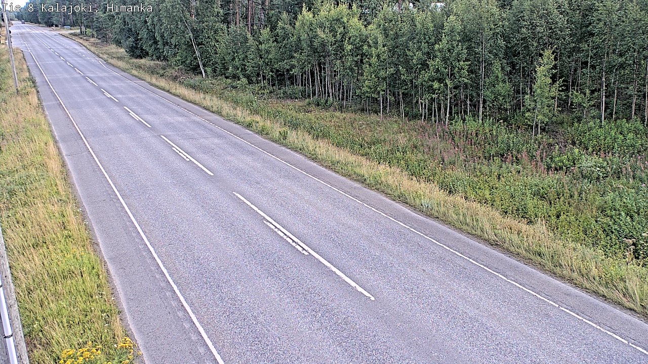 Weather Camera Image Road 8 Kalajoki, Himanka, Kalajoki, Pohjois-Pohjanmaa
