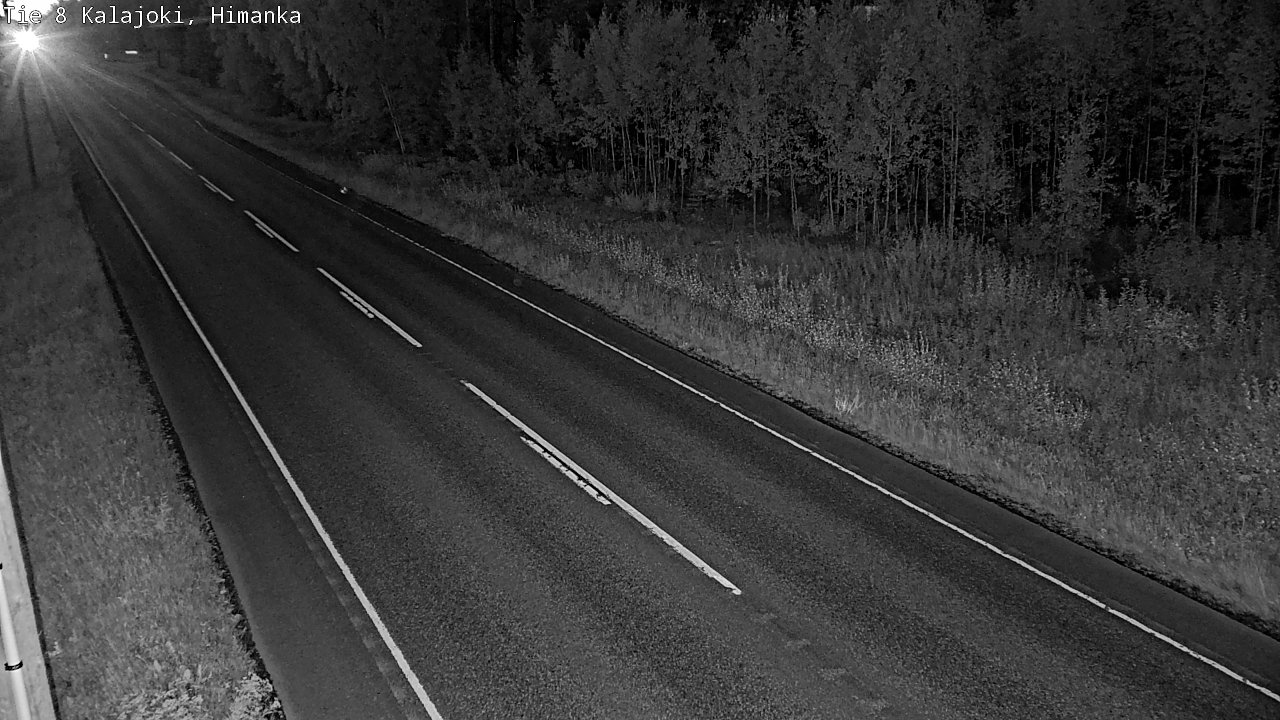 Weather Camera Image Road 8 Kalajoki, Himanka, Kalajoki, Pohjois-Pohjanmaa