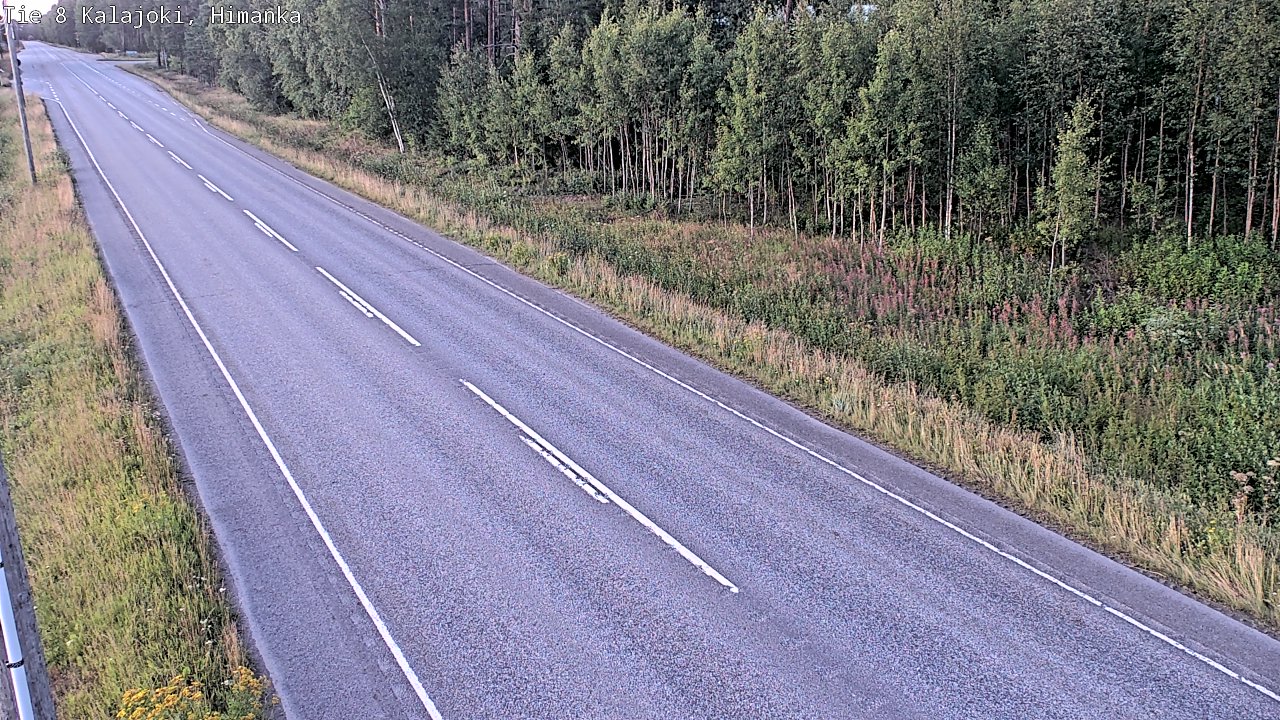 Weather Camera Image Road 8 Kalajoki, Himanka, Kalajoki, Pohjois-Pohjanmaa