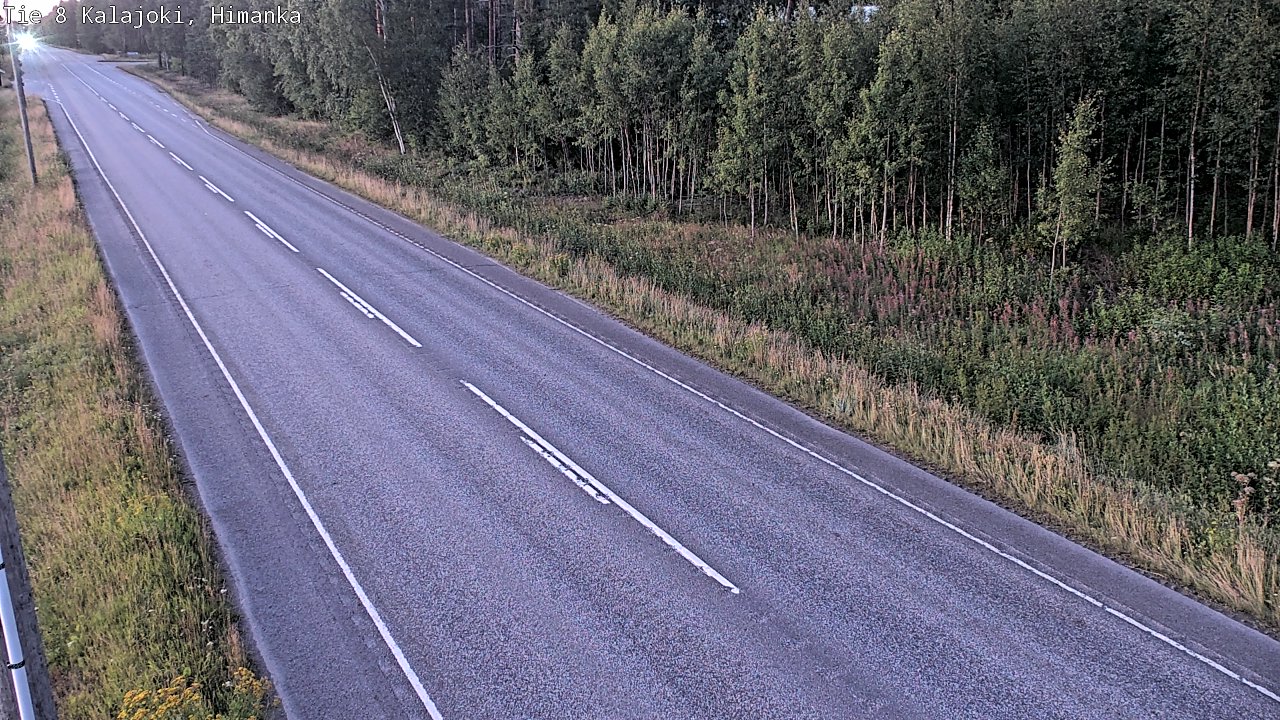 Weather Camera Image Road 8 Kalajoki, Himanka, Kalajoki, Pohjois-Pohjanmaa
