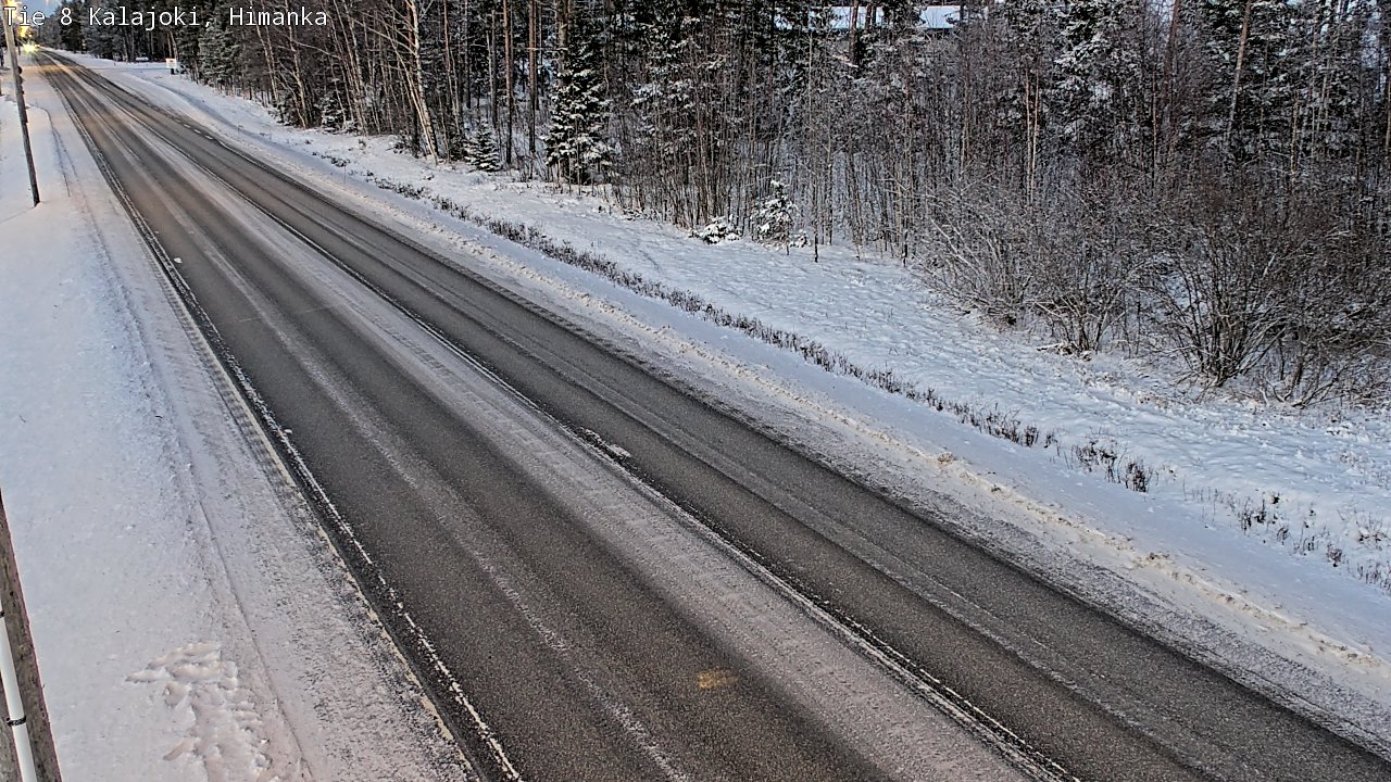 Weather Camera Image Road 8 Kalajoki, Himanka, Kalajoki, Pohjois-Pohjanmaa