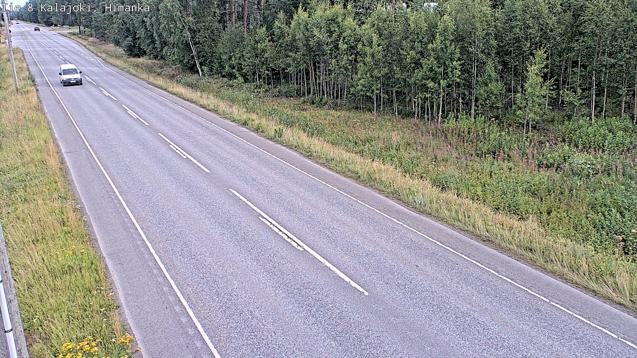 Weather Camera Image Road 8 Kalajoki, Himanka, Kalajoki, Pohjois-Pohjanmaa