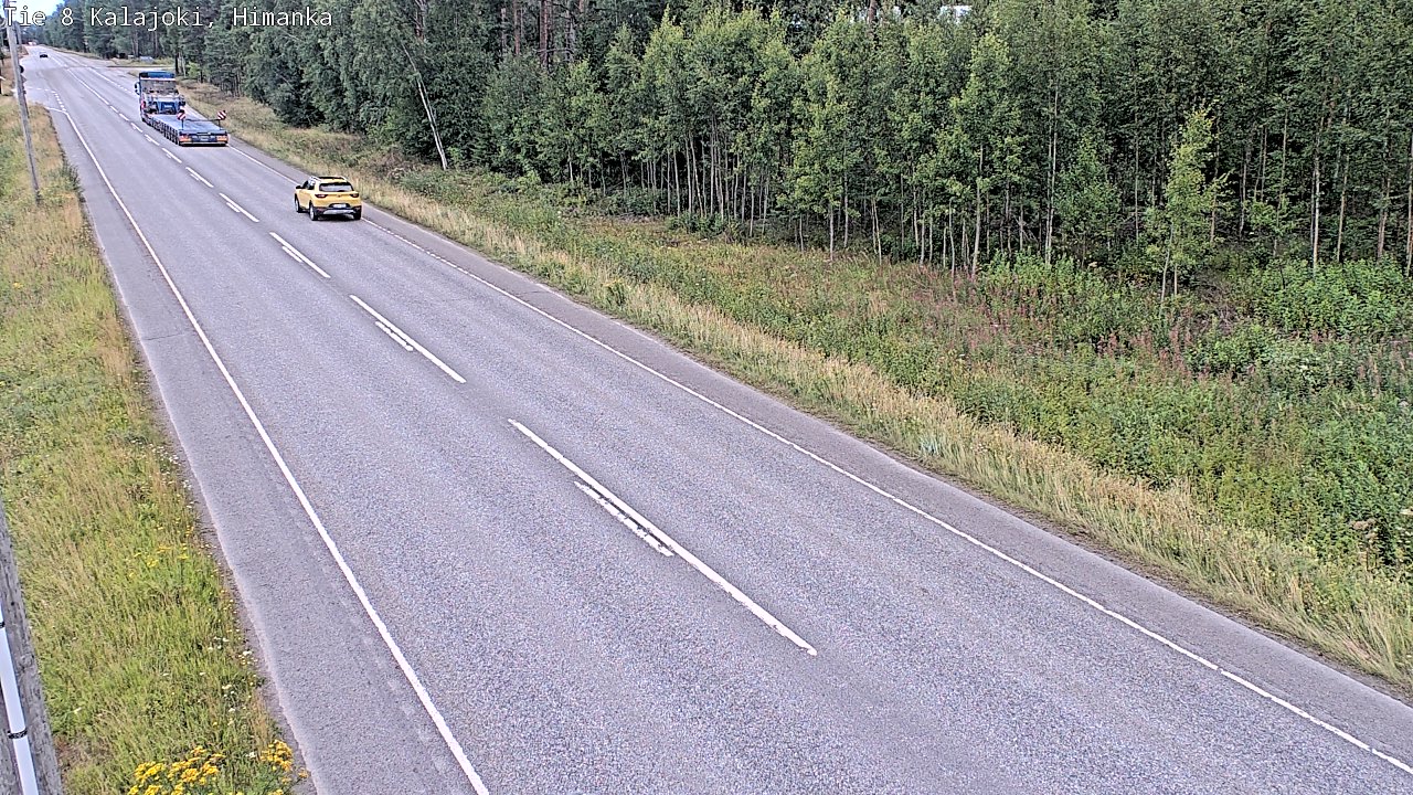 Weather Camera Image Road 8 Kalajoki, Himanka, Kalajoki, Pohjois-Pohjanmaa