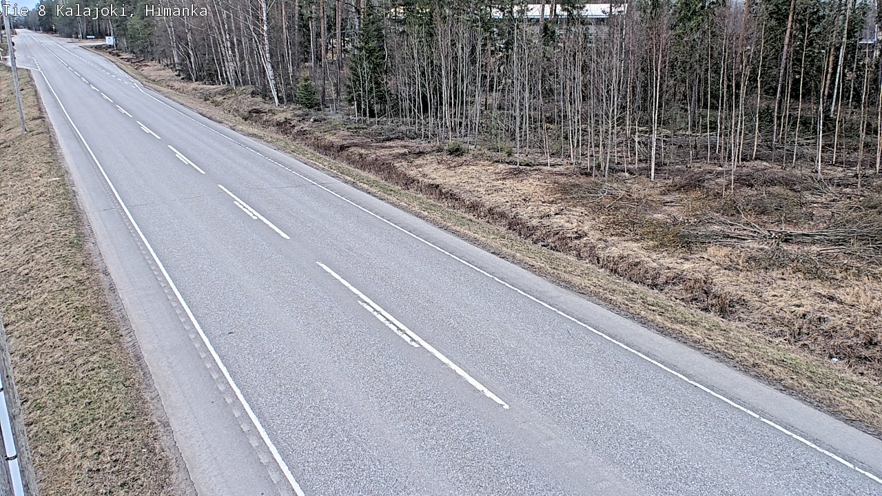 Weather Camera Image Väg 8 Kalajoki, Himango, Kalajoki, Pohjois-Pohjanmaa