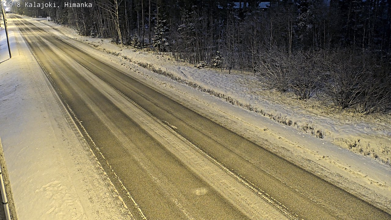 Weather Camera Image Road 8 Kalajoki, Himanka, Kalajoki, Pohjois-Pohjanmaa