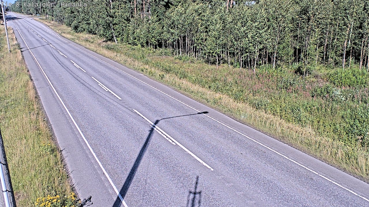 Weather Camera Image Road 8 Kalajoki, Himanka, Kalajoki, Pohjois-Pohjanmaa
