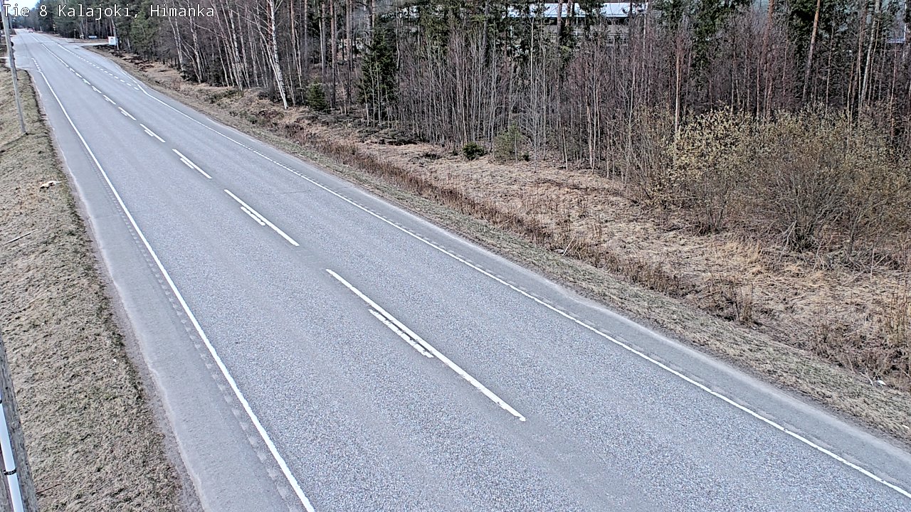 Weather Camera Image Road 8 Kalajoki, Himanka, Kalajoki, Pohjois-Pohjanmaa