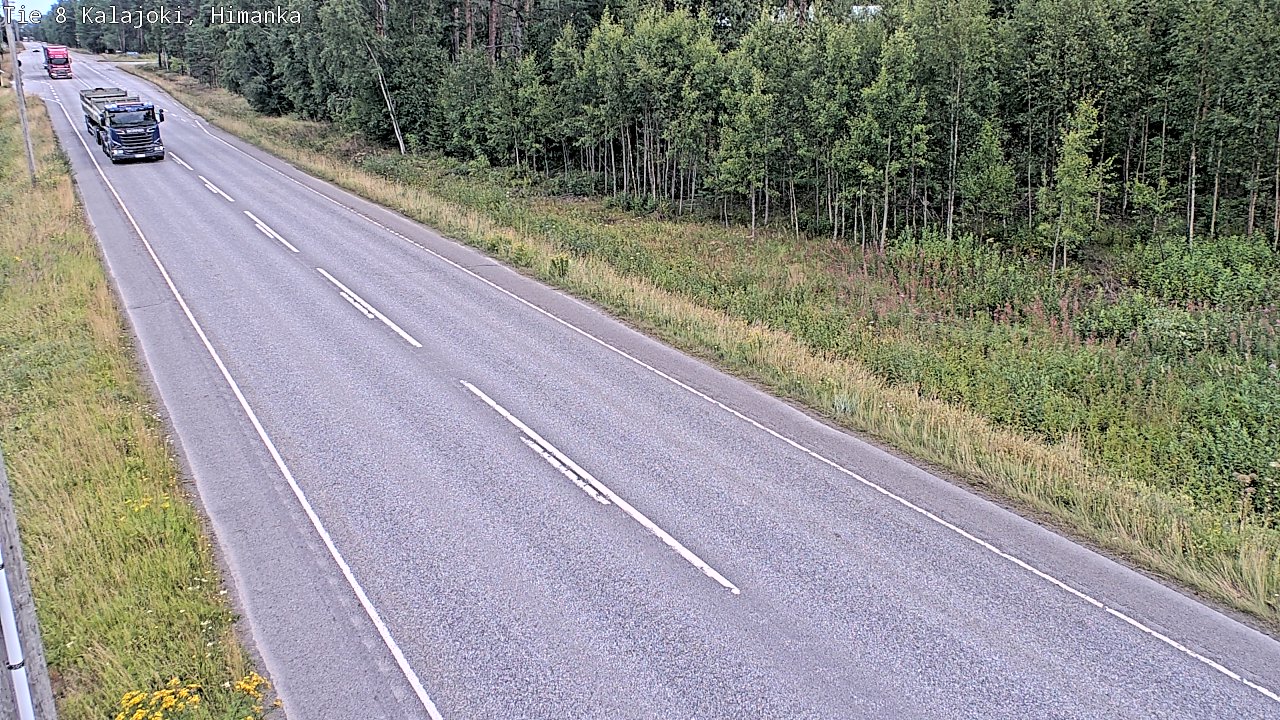 Weather Camera Image Road 8 Kalajoki, Himanka, Kalajoki, Pohjois-Pohjanmaa
