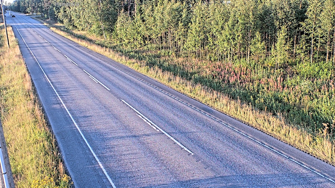 Weather Camera Image Road 8 Kalajoki, Himanka, Kalajoki, Pohjois-Pohjanmaa