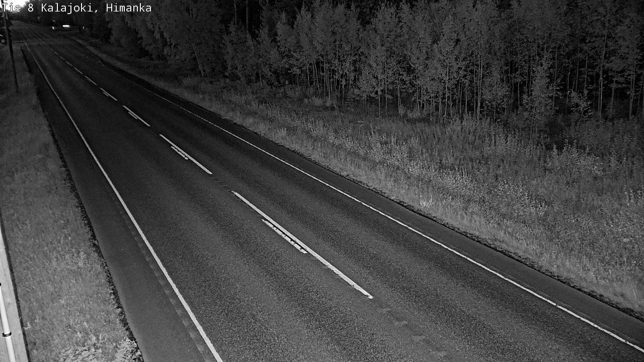 Weather Camera Image Road 8 Kalajoki, Himanka, Kalajoki, Pohjois-Pohjanmaa