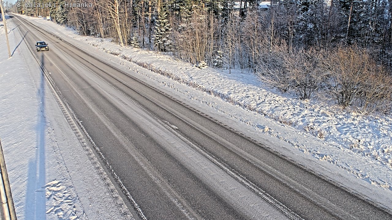 Weather Camera Image Road 8 Kalajoki, Himanka, Kalajoki, Pohjois-Pohjanmaa