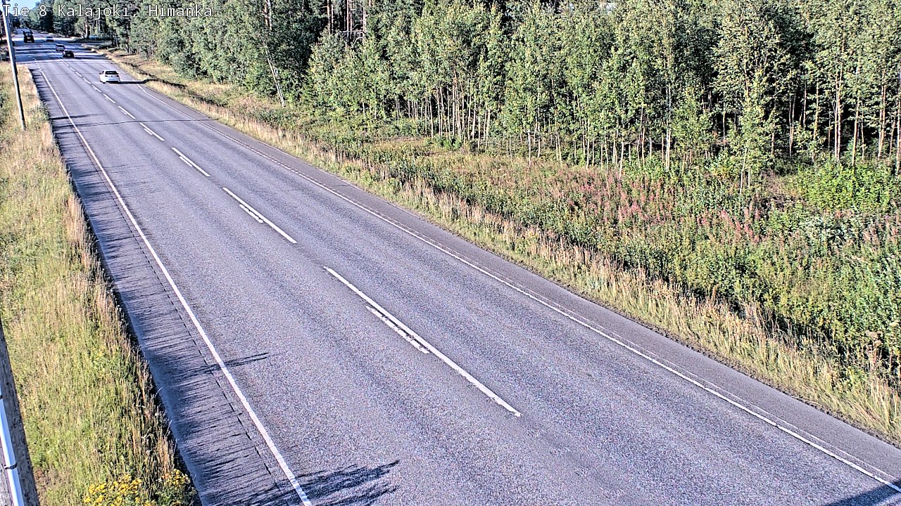 Weather Camera Image Road 8 Kalajoki, Himanka, Kalajoki, Pohjois-Pohjanmaa