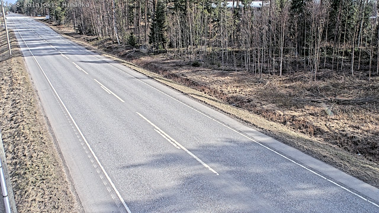Kelikamerat Kuva Tie 8 Kalajoki, Himanka, Kalajoki, Pohjois-Pohjanmaa