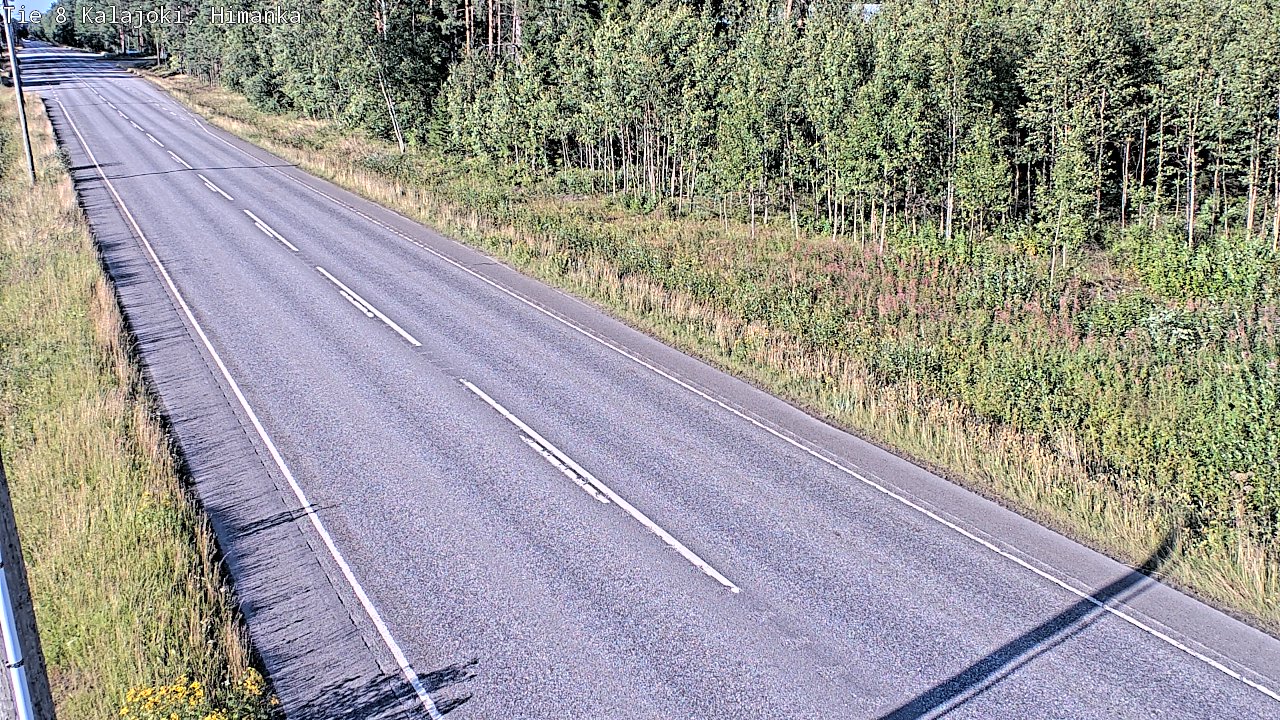 Weather Camera Image Road 8 Kalajoki, Himanka, Kalajoki, Pohjois-Pohjanmaa