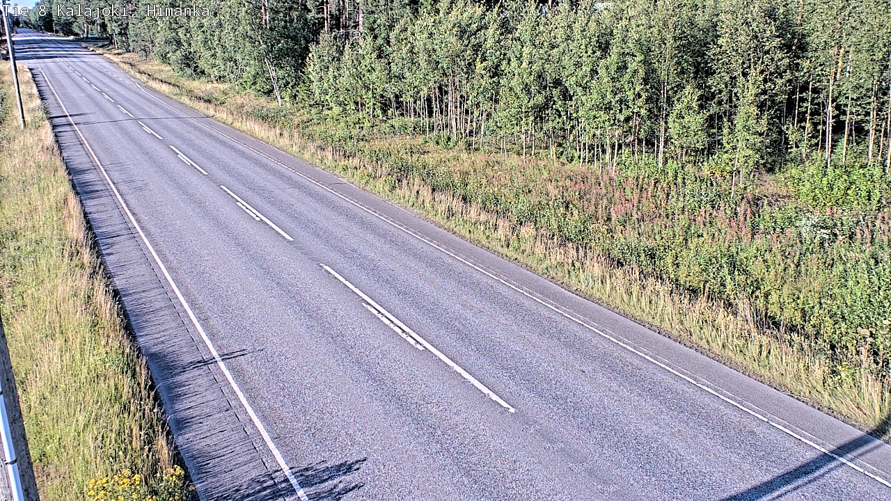 Weather Camera Image Road 8 Kalajoki, Himanka, Kalajoki, Pohjois-Pohjanmaa