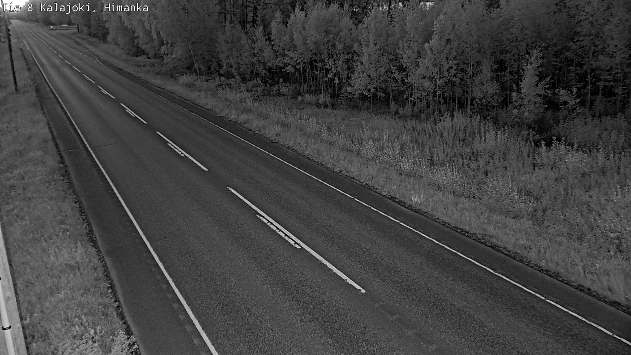 Weather Camera Image Road 8 Kalajoki, Himanka, Kalajoki, Pohjois-Pohjanmaa