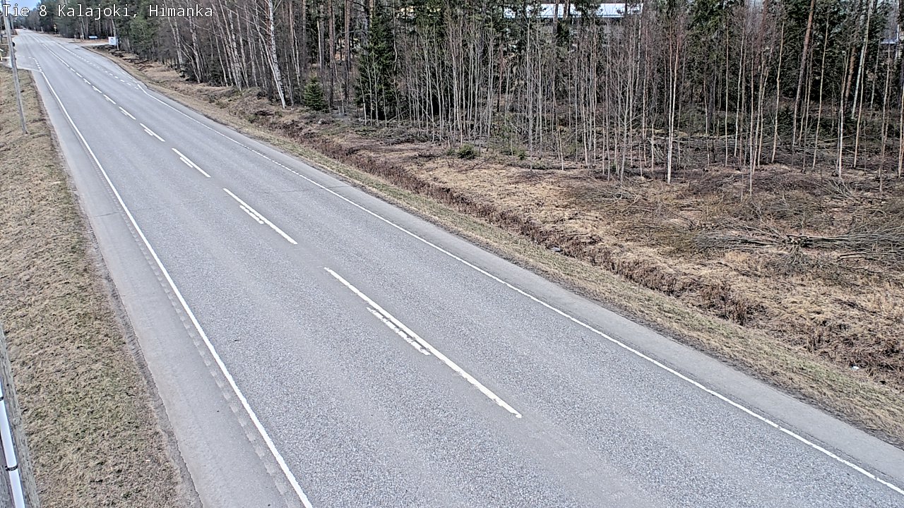 Weather Camera Image Väg 8 Kalajoki, Himango, Kalajoki, Pohjois-Pohjanmaa