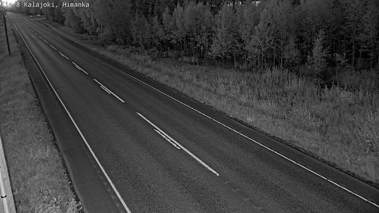 Weather Camera Image Road 8 Kalajoki, Himanka, Kalajoki, Pohjois-Pohjanmaa