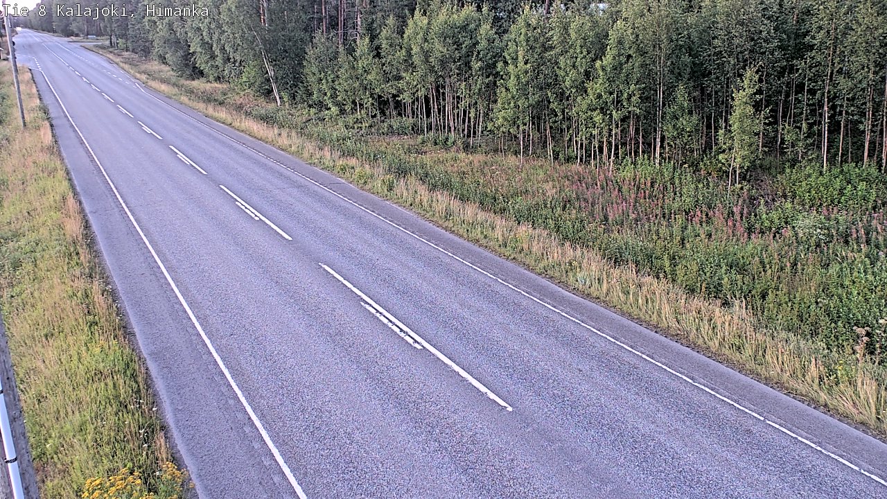 Weather Camera Image Road 8 Kalajoki, Himanka, Kalajoki, Pohjois-Pohjanmaa