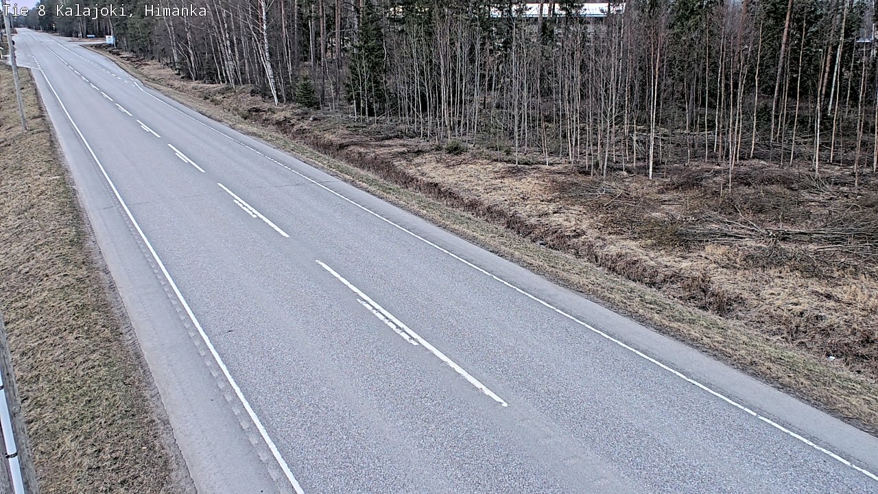 Weather Camera Image Väg 8 Kalajoki, Himango, Kalajoki, Pohjois-Pohjanmaa