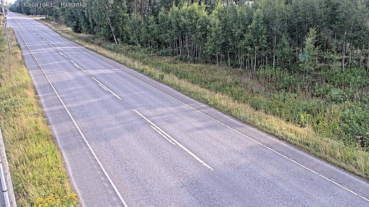 Weather Camera Image Road 8 Kalajoki, Himanka, Kalajoki, Pohjois-Pohjanmaa