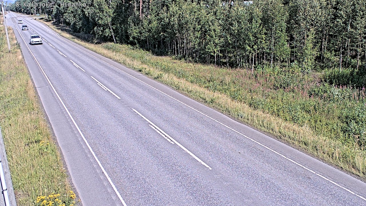 Weather Camera Image Road 8 Kalajoki, Himanka, Kalajoki, Pohjois-Pohjanmaa