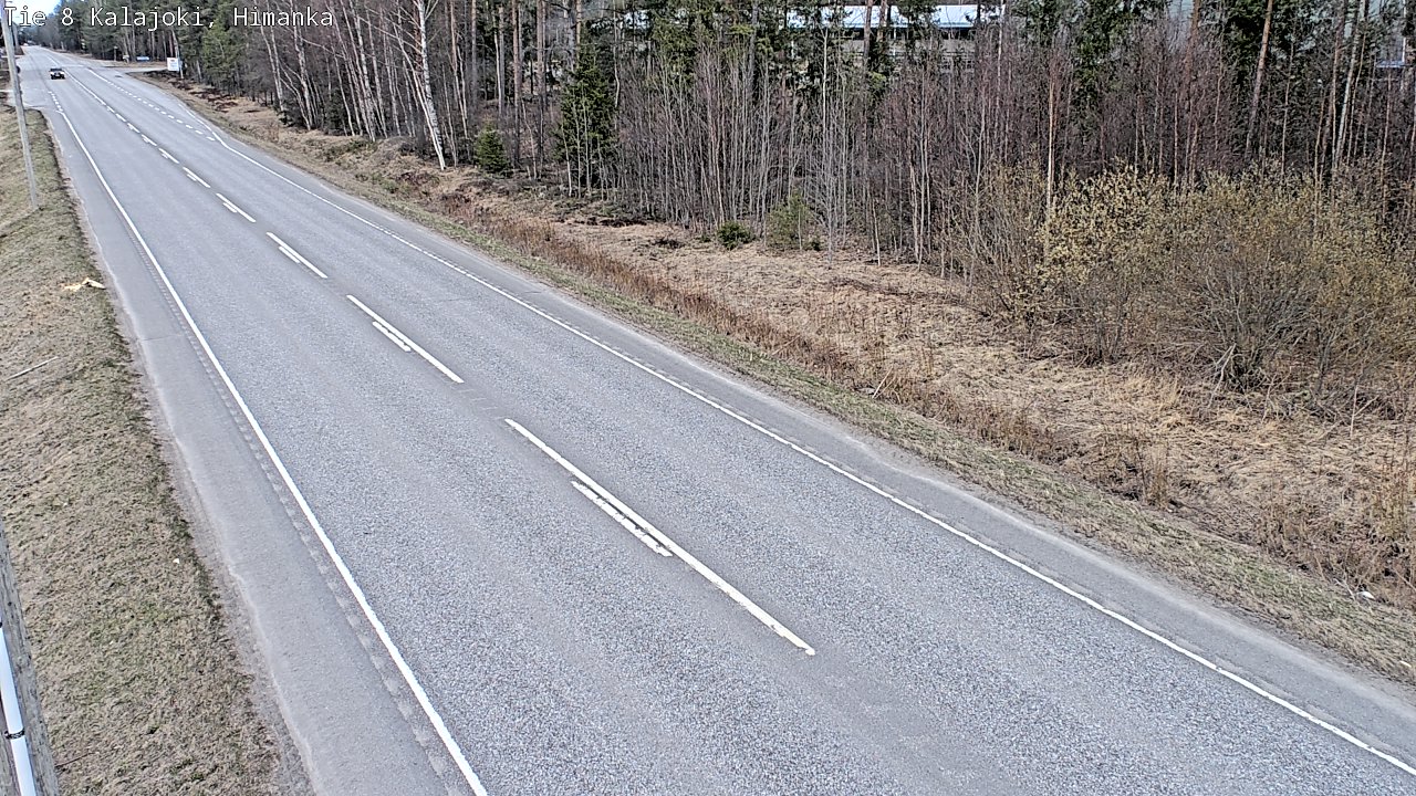 Weather Camera Image Road 8 Kalajoki, Himanka, Kalajoki, Pohjois-Pohjanmaa