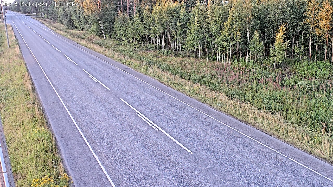 Weather Camera Image Road 8 Kalajoki, Himanka, Kalajoki, Pohjois-Pohjanmaa