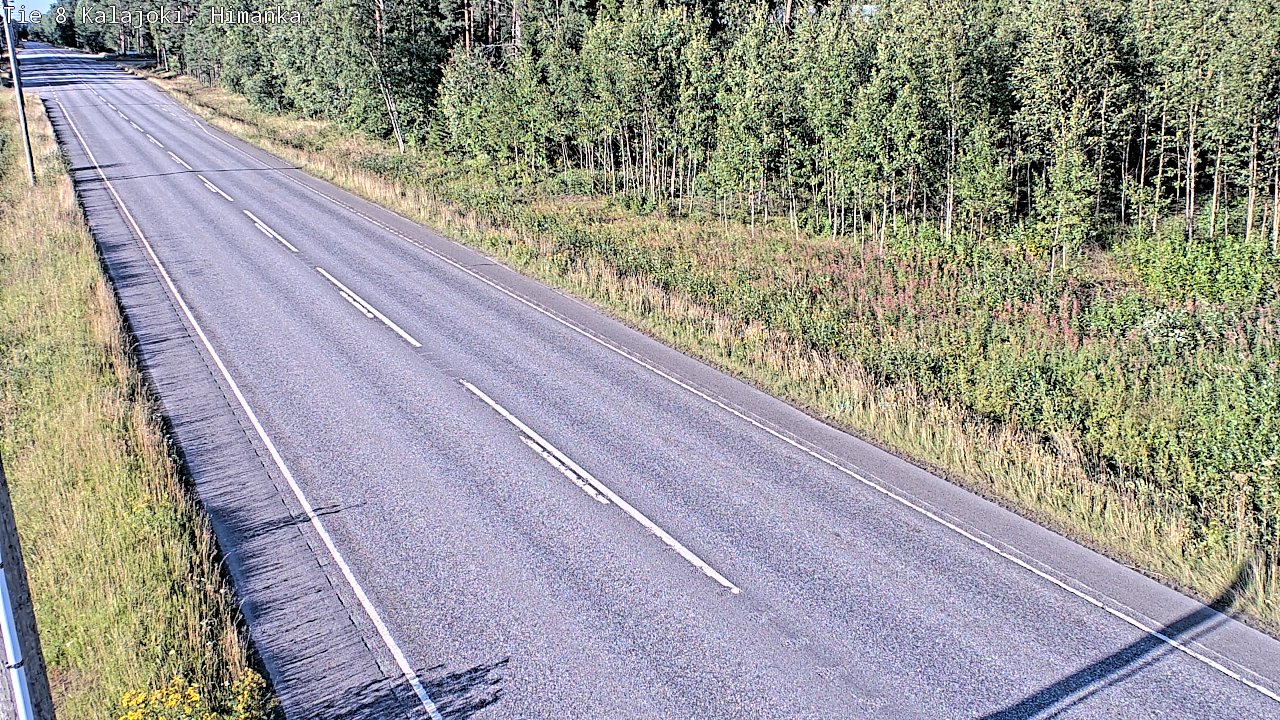 Weather Camera Image Road 8 Kalajoki, Himanka, Kalajoki, Pohjois-Pohjanmaa