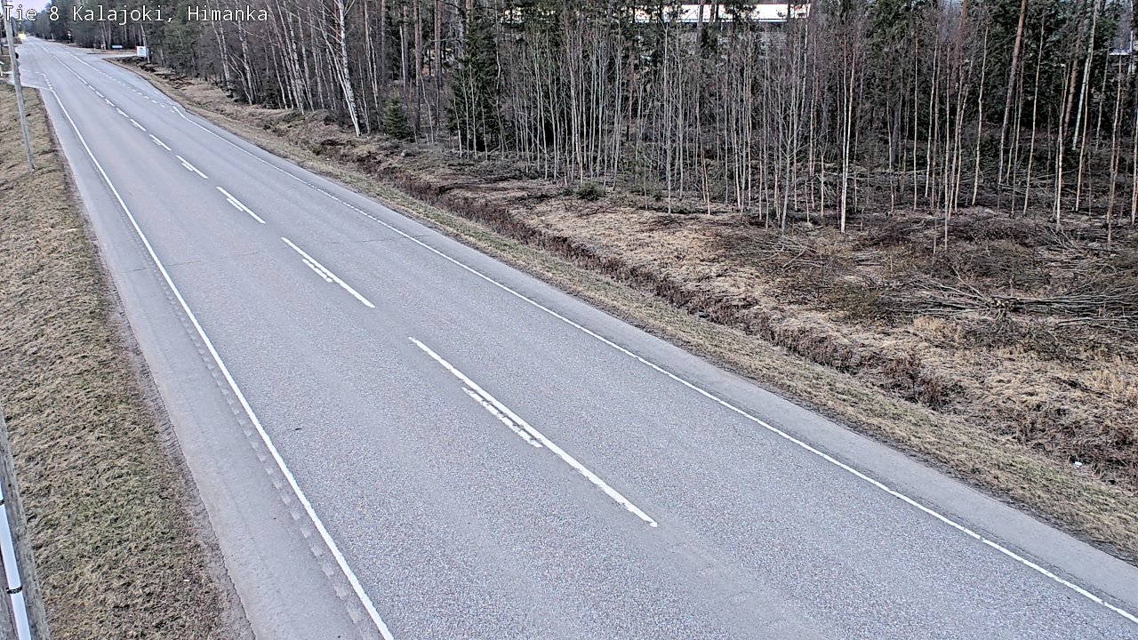Weather Camera Image Väg 8 Kalajoki, Himango, Kalajoki, Pohjois-Pohjanmaa