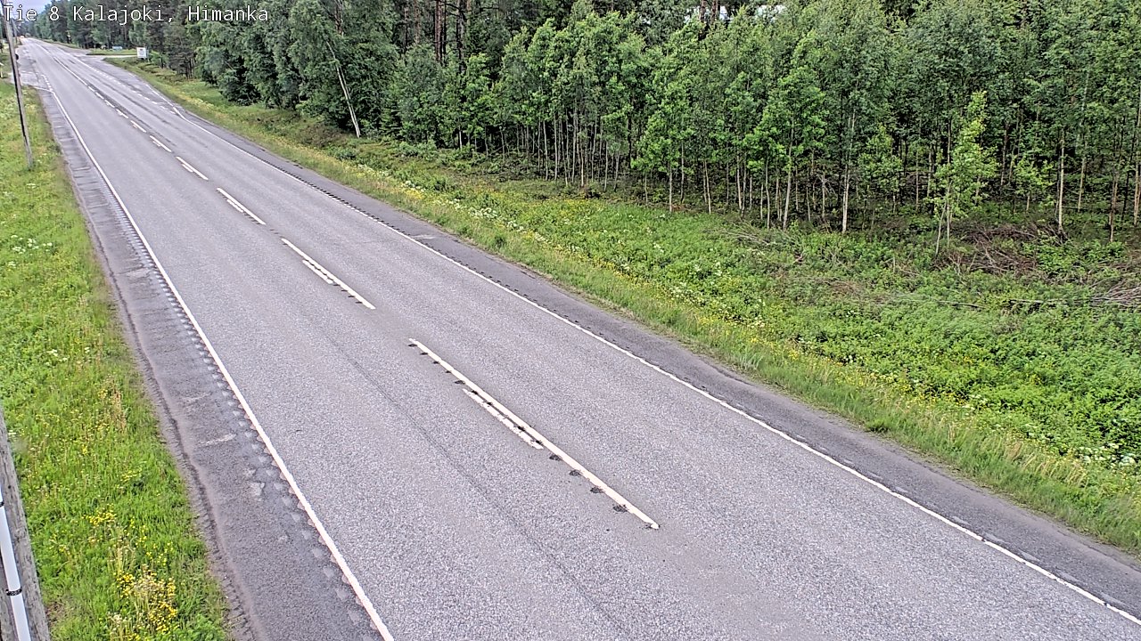 Weather Camera Image Väg 8 Kalajoki, Himango, Kalajoki, Pohjois-Pohjanmaa