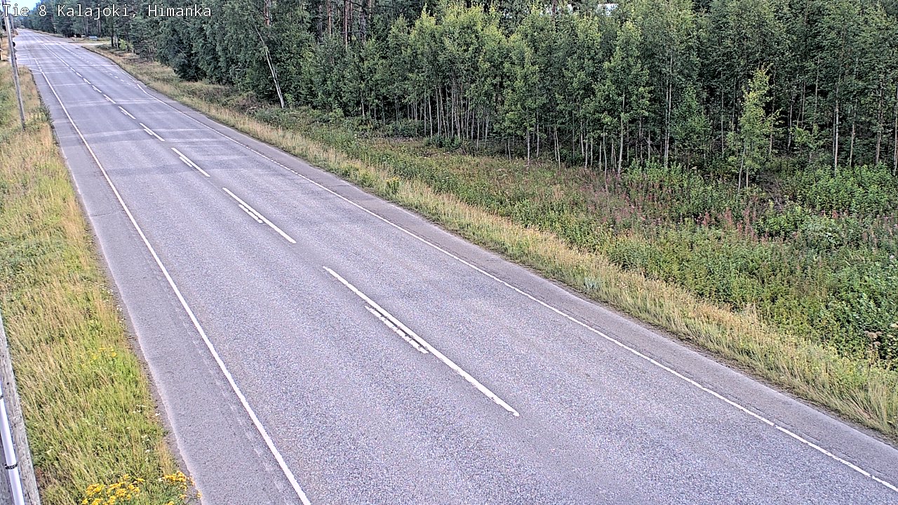 Weather Camera Image Road 8 Kalajoki, Himanka, Kalajoki, Pohjois-Pohjanmaa